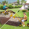 thumbnail image 4 of Gymax Sand Digger for Kids w/2-Handed Controls Flexible Shovel 360° Rotatable Function Yellow, 4 of 10