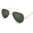 thumbnail image 1 of FEISEDY Polarized Aviator Sunglasses for Men Women Mirrored Lenses Metal Classic B2610, 1 of 14