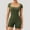 Green, variant on pstuiky Womens Jumpsuit, Solid Color Loose Short Pants Trendy Rompers for Women Black L