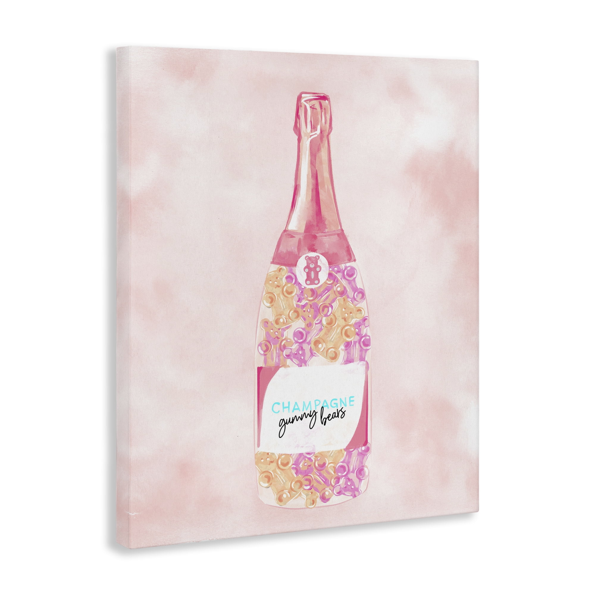 Stupell Industries Candy Filled Champagne Food & Beverage Painting Gallery Wrapped Canvas Art Print Wall Art, 36 x 48