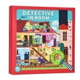 thumbnail image 1 of yingyy Kids House Space Exploration Jigsaw Puzzles Children's Cartoon Paper Toy with Magnifying Glass Red, 1 of 6