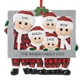 thumbnail image 3 of Colgante de adorno para árbol de navidad familiar, decoración de fiesta en casa, familia de renos de 2 a 6 personas, adornos de navidad 2022, 1 ud., 3 of 4
