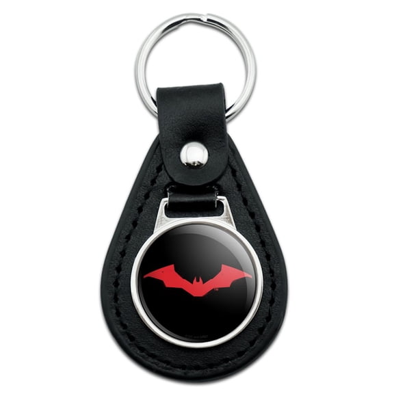 Black Leather To The Batman Keychain
