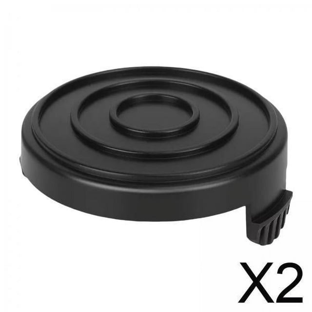 2 Tapas De Cubierta De Carrete De 3,5 X 1,3 Pulgadas, Accesorios Para Piezas De Reparación 4530 Tle-02-1, Color Negro