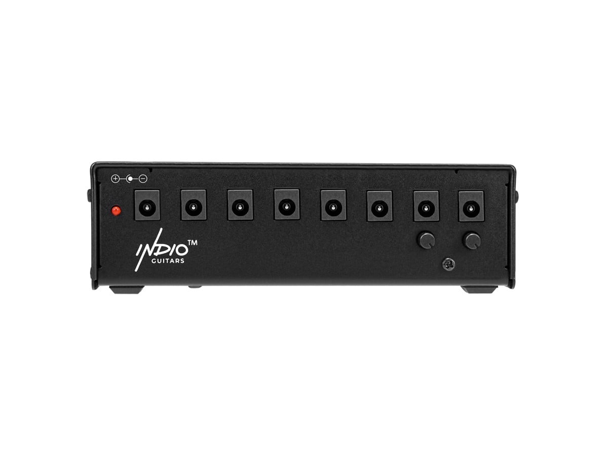 Monoprice Power Block Fully Isolated 8‑output Guitar Pedal Power Supply for Up to 8 Guitar and Bass Effects Pedals 6V/ 9V/12V- Indio Series