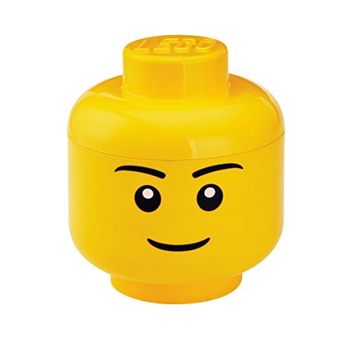 LEGO Construction Blocks Storage Head - - Large Boy