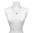 thumbnail image 3 of Delight Jewelry Silvertone Large Mother of the Bride Heart Best Mom Ever Charm Necklace, 3 of 4