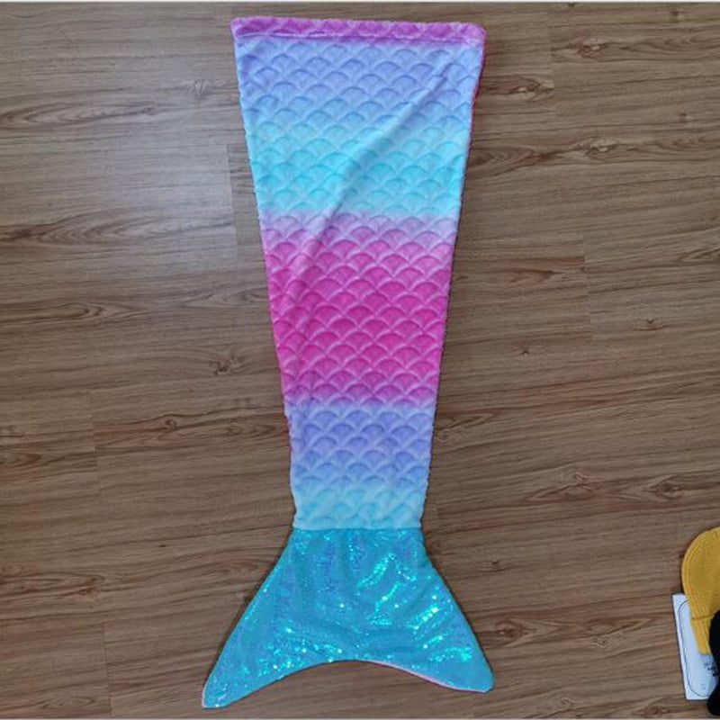 Fluffy mermaid tail blanket hotsell