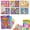 colorful, variant on 20 Sheets Kids Dot Coloring Book DIY Color Dot Cartoon Animal Drawing Mosaic Puzzle Stickers Children Learn Creative Educational Toys