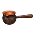 thumbnail image 4 of Langgg Copper Tea Kettle for Stovetop 300ml Kettle Hammered Tea for Kitchen Outdoor Style A, 4 of 6