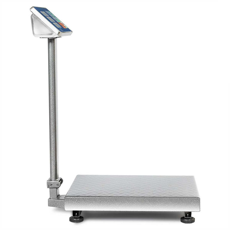 TUFFIOM 660lbs Weight Electronic Platform Scale,Digital Floor Heavy Duty  Folding Scales,Stainless Steel High-Definition LCD Display,Perfect for