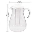 thumbnail image 6 of Mainstays 3-Quart Plastic Water Pitcher with Lid and Removeable Rod for Ice Core, Clear, 6 of 6