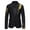 A-Black, variant on Blazer Jacket Men Casual Slim Blazer Long Sleeve Turndown Collar Solid Outdoor Jackets E-White S