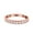 Rose, variant on Simulated Cubic Zirconia Size-5 Channel Half Eternity Ring Wedding Engagement Band 925 Sterling Silver