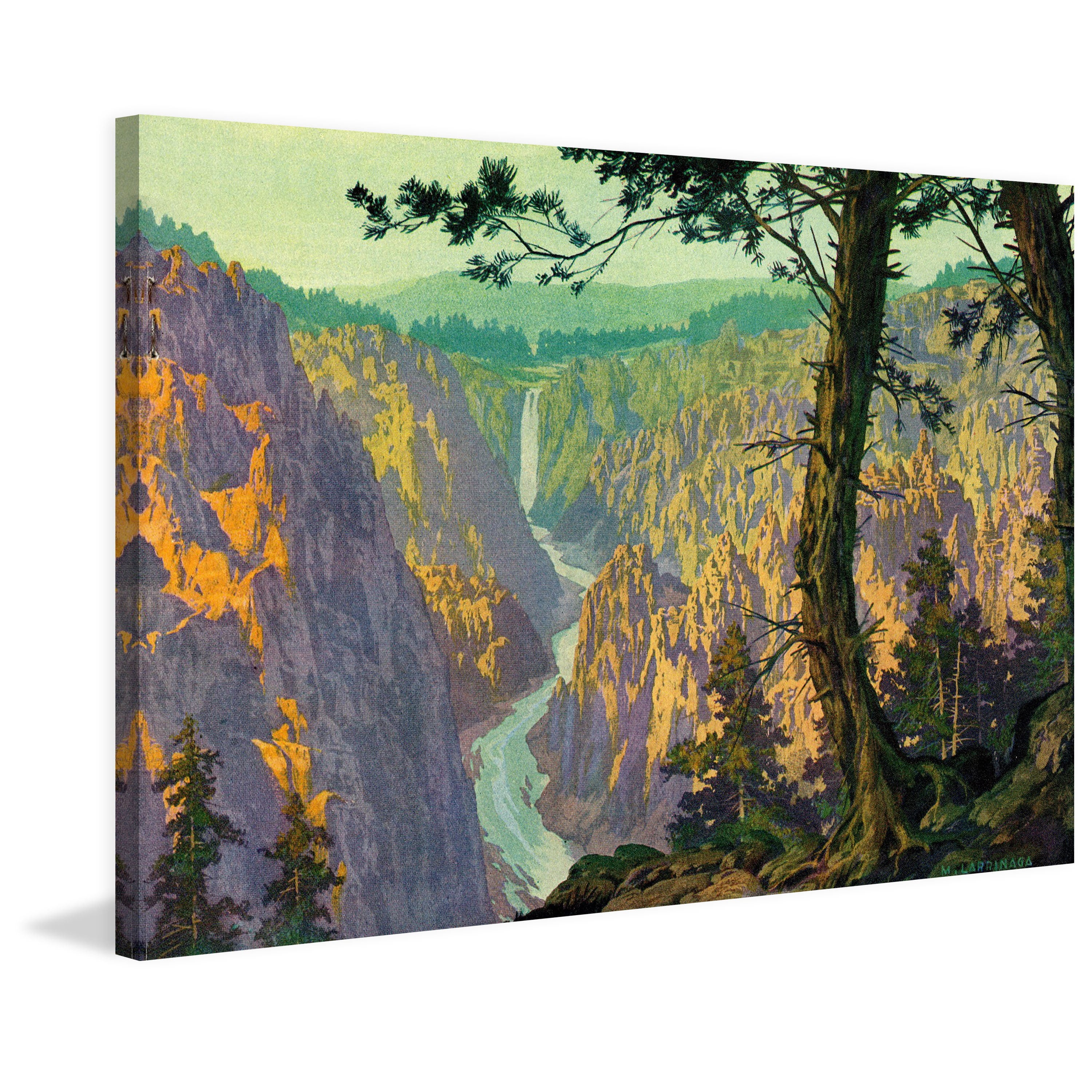"Grand Canyon 2" Painting Print on Wrapped Canvas