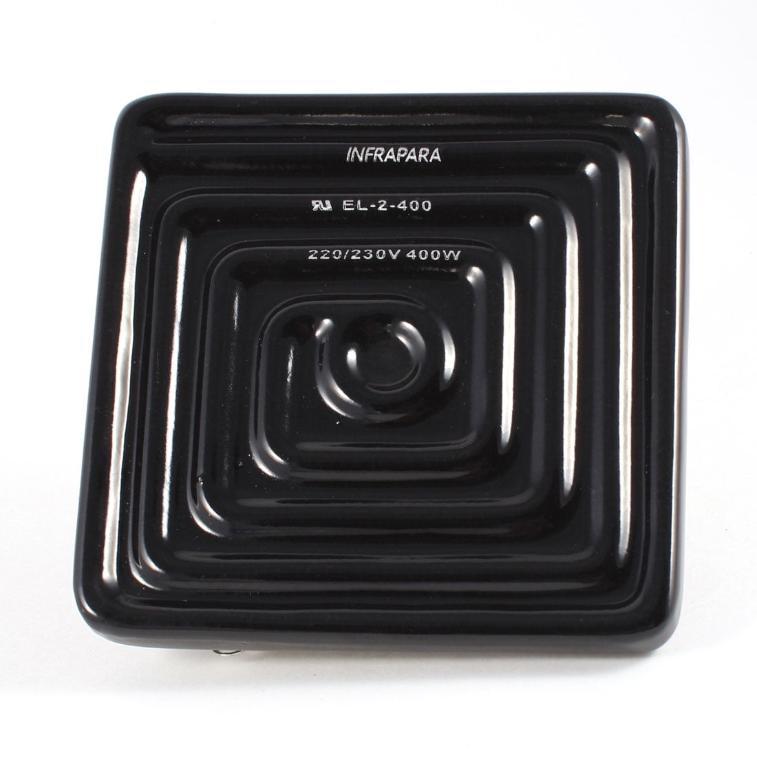 120mmx120mm Ceramic Heating Element Infrared Heater Black 400W AC220V