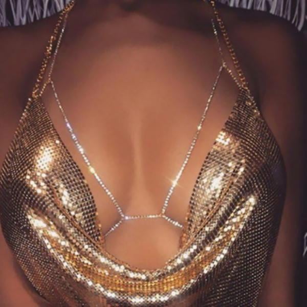 Fashion Women Bra Body Chain Necklace body Jewelry Gift 