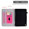 thumbnail image 2 of Dteck Smart Case for Amazon Fire HD 10 2021/HD10 Plus 2021 10.1-inch 11th Generation,Magnetic Card Holder Wallet Retro Case Leather Kickstand Shockproof Cover with Automatic wake/sleep,Rose, 2 of 6