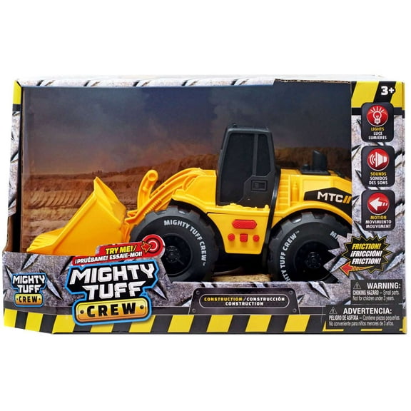 Mighty Tuff Crew Construction Front Loader Vehicle (Lights & Sounds)