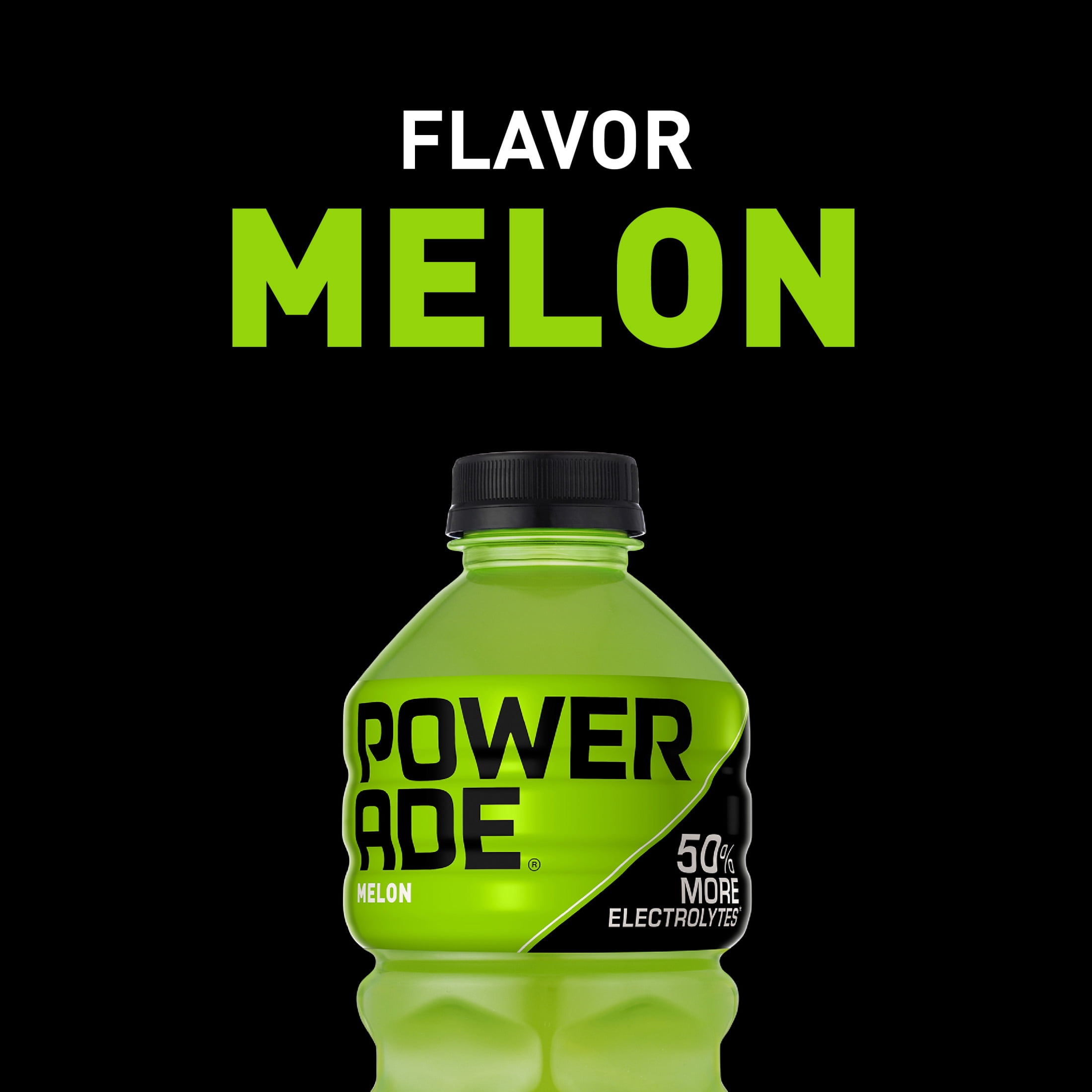 POWERADE Melon Electrolyte Sports Drink Bottle, 28 fl oz