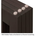 thumbnail image 4 of Unipaws 36" H Free Standing Pet Gate for Dog Cat, Tall Wooden Dog Gates for Doorway, Stairs, Foldable Pet Fence for The House, Expandable Dog Barrier, Indoor Use, Espresso, 4 of 11