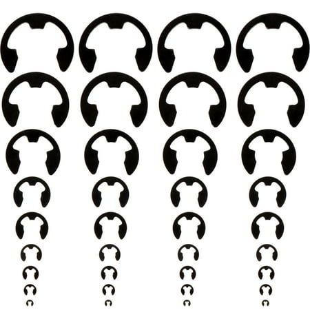 

328pcs External 9 Size Circlip Snap Retaining Clip Ring Assortment E-Clip
