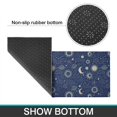 thumbnail image 6 of Dark Blue Celestial Pattern Kitchen Rugs Sets Of 2,Anti Fatigue Kitchen Mat Rugs Non Slip Washable,Decorative Kitchen Floor Mats for Kitchen,Sink,Laundry,17"x30"+17"x47", 6 of 7
