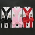 thumbnail image 3 of vnanda Elastic Band with Integrated Kids' Fashionable Bow Suspender Belt Adjustable Elastic Band for Festivals Special Occasions Suspenders for Children, 3 of 7