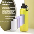 thumbnail image 5 of Arcticwind 40oz/1200ml Stainless Steel 304 Insulated Water Bottle with Handle - Large Capacity Thermal Cup for Outdoor, Travel, Sports, Camping & Hiking, Portable & Leakproof (BPA-Free), Yellow, 5 of 7