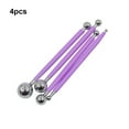 thumbnail image 3 of Yuarrent 4 Uds. De herramientas de acero inoxidable, juego de azúcar esférico, bolígrafo de costura de arcilla de doble cabeza, accesorio para cocinar Herramientas y accesorios para hornear Violeta Yuarrent  HA074814-03, 3 of 6