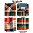 thumbnail image 4 of Legendary Whitetails Women's Cottage Escape Flannel Long Sleeve Plaid and Solid Color Clothes for Women, Fitted Button Down, 4 of 6