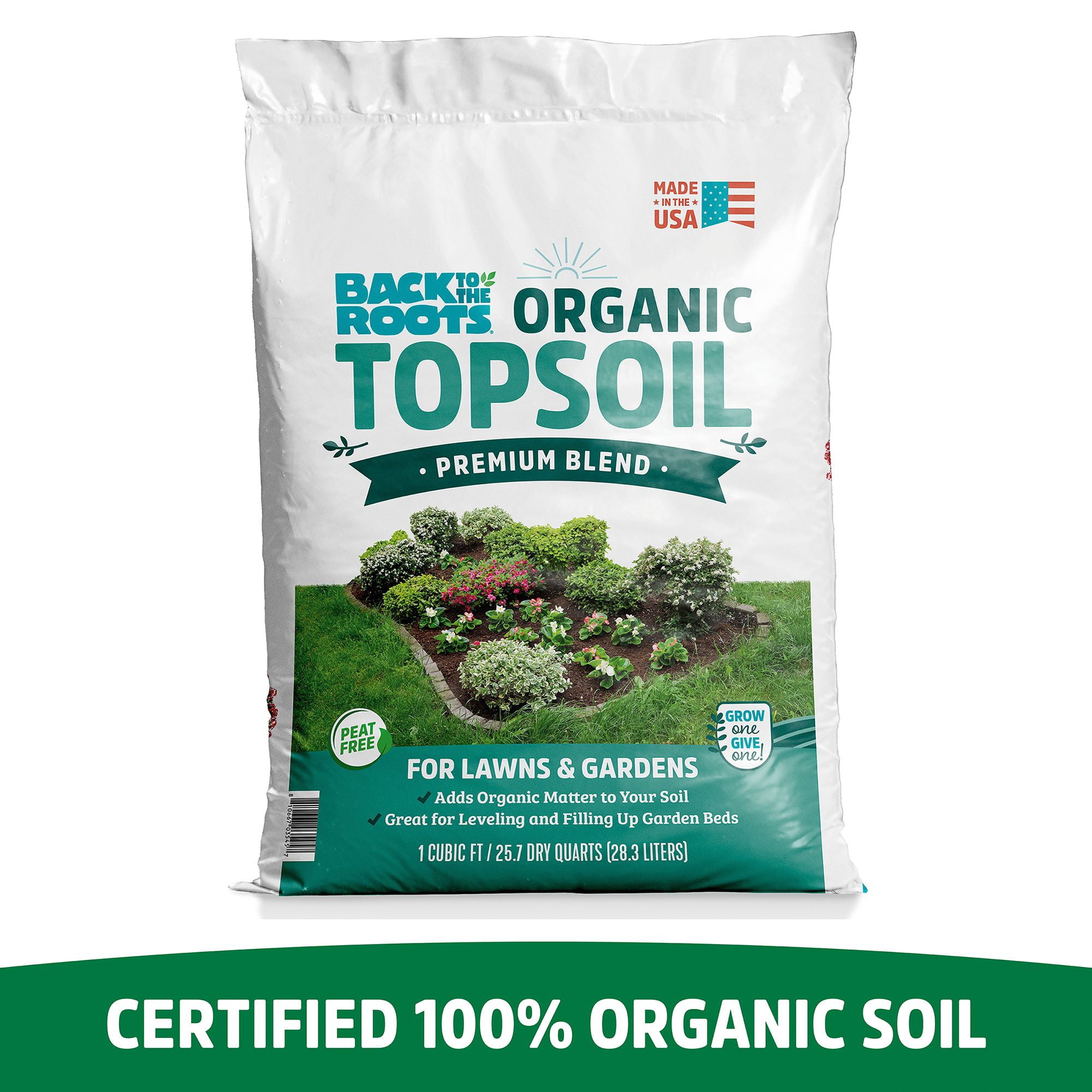 Organic Bulk Topsoil (60 1 cu.ft. Bags)