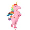 thumbnail image 1 of Disfraz inflable de unicornio divertido, tamaño adulto, 1 of 2