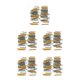 thumbnail image 2 of Billuyoard 300 Pieces Metal Film Resistors Stable Making Accessory Electric Material Part Device Universal 1/4W Resistor DIY Kit Resistance Type2 NO2 Billuyoard CBP493488, 2 of 6