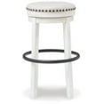 thumbnail image 3 of Signature Design by Ashley Casual Valebeck Bar Height Stool, White/Black, 3 of 5