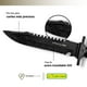 thumbnail image 4 of Cuchillo Tactico Monte Militar Negro T Rambo Estuche Rigido, 4 of 7