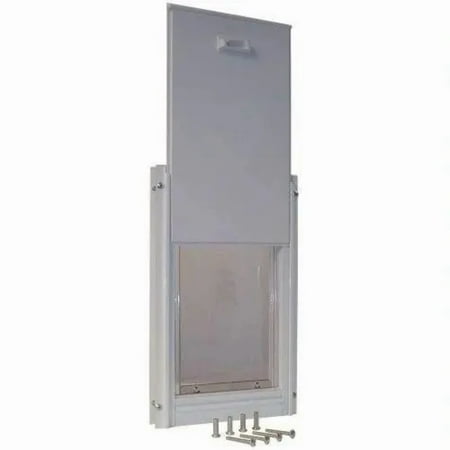 UPC: 0030559999302 | Ideal Pet 10-1/2 In. x 15 In. XL Aluminum White Pet Door