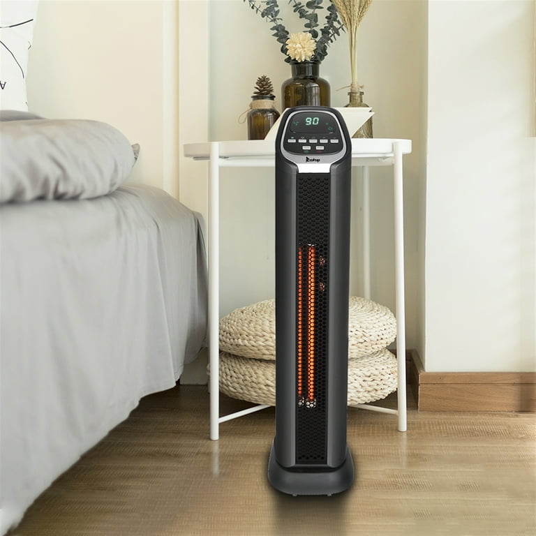 Airchoice Electric Heater, 1500W Space Heater, Wall Mounted Room  Heater with Stand, Energy Saving, Timer, 3 Modes, Quick Heat Electric Space  Heater, Infrared Wall Heater for Bedroom, Bathroom, Office : Home