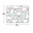 thumbnail image 5 of Pet Cooling Mat, Green Pet Cooling Mat for Dogs, Pet Cooling Mat for Cats, Rabbit Cooling Mat, 16X12 Inch Printed Pink Cartoon Comforting Cooling Gel Pad, Portable Non-Slip, 5 of 9