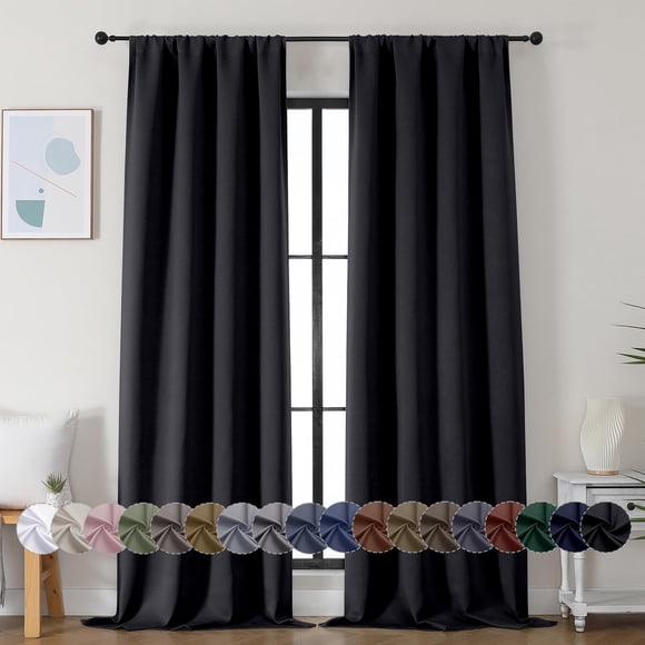 Cortinas opacas Simplebrand Ava Halloween, 240 x 245 cm, 2 paneles