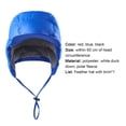 thumbnail image 7 of Cheers.US Winter Down Hat Down Hood Fine Workmanship Water-proof Accessory Extreme Cold Weather Use Down Hat for Outdoor Skiing Hunting Cycling, 7 of 7