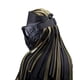 thumbnail image 1 of Kuymtek Indian Braids Dreadlocks Máscara Frente Protección Sombrero (Verde Negro), 1 of 9