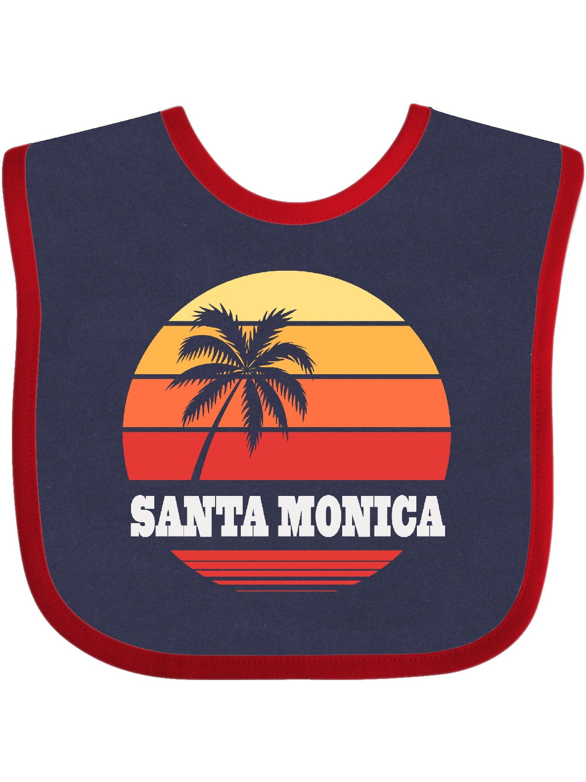 Santa Monica California Vacation Retro Sunset Baby Bib Walmart Com Walmart Com Santa Monica California Vacation Retro Sunset Baby Bib Walmart Com Walmart Com