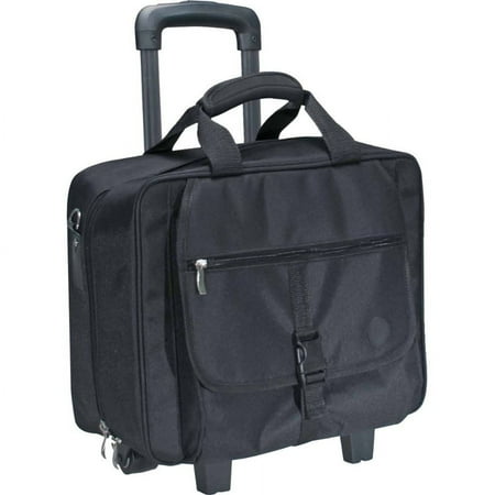 CTA Digital Carrying Case (Rolling Tote) Gaming Console, Gaming Controller, Black