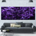 thumbnail image 1 of Designart - Purple Crystal Texture Design - Abstract Canvas Art Print, 1 of 1