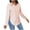 Pink, variant on YUGYXL Womens Button Down Cardigan Shirts Trendy Striped Lapel Long Sleeve Tshirts Ladies Tunics Lightweight Cardigans Red XL