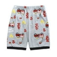 thumbnail image 3 of FEDPOP Toddler Boys Pajamas Summer Short Sets Fire Truck 100% Cotton Size 7T, 3 of 8