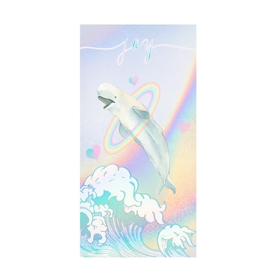 The Font Diva 'Baby Beluga' Canvas Art