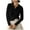 Black, variant on Sentmoon Fall Sweaters V Neck Breathable Long Sleeve Fall Outfits for Women 2025 Solid Color Oversized Loose Outfits for Women Trendy Winter for Chilly Winter Mornings White L