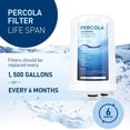 thumbnail image 4 of Filtro de agua PERCOLA FC1, F8 y HG-N compatible con los filtros Enagic Leveluk F8 y HG-N en K8, SD5, 4 of 7